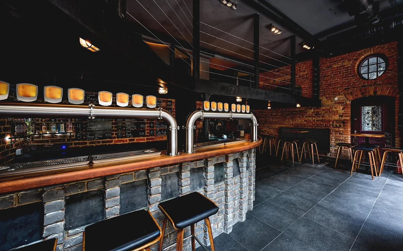 A photo of the interior of the bar